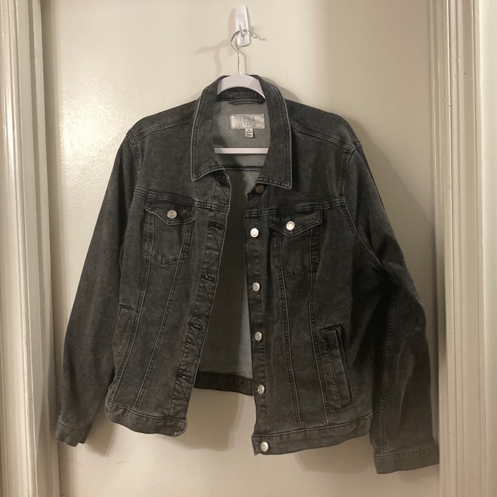 Black jean jacket